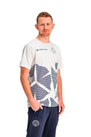 Alpine Pro CAMPION pánské triko z olympijské kolekce zoh 2026 NEUTRÁLNÍ / ZEMITÁ