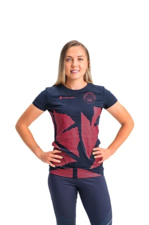 Alpine Pro CAMPIONA dámské modré triko z olympijské kolekce zoh 2026