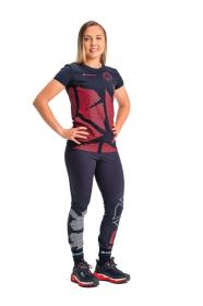 Alpine Pro CAMPIONA dámské modré triko z olympijské kolekce zoh 2026