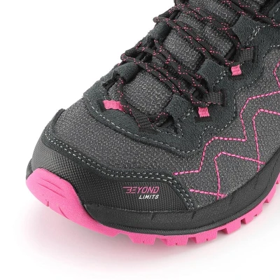 Alpine Pro CERNE 2 černo-růžová dámská outdoorová obuv s membránou