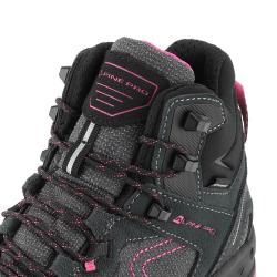 Alpine Pro CERNE 2 černo-růžová dámská outdoorová obuv s membránou