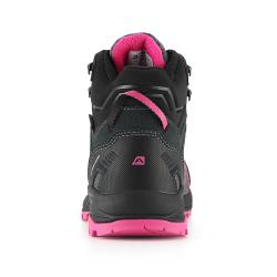 Alpine Pro CERNE 2 černo-růžová dámská outdoorová obuv s membránou