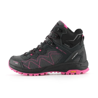 Alpine Pro CERNE 2 černo-růžová dámská outdoorová obuv s membránou Alpine Pro CERNE 2 černo-růžová dámská outdoorová obuv s membránou