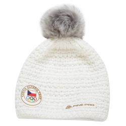 Alpine Pro CHIBI UHAR085000MZ bílá zimní čepice