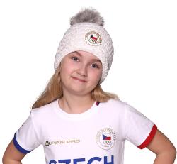 Alpine Pro CHIBI UHAR085000MZ bílá zimní čepice