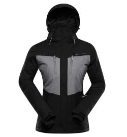 Alpine Pro COMEDA dámská lyžařská bunda černá Alpine Pro COMEDA dámská lyžařská bunda černá