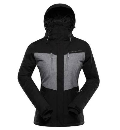 Alpine Pro COMEDA dámská lyžařská bunda černá Alpine Pro COMEDA dámská lyžařská bunda černá