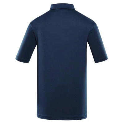 Alpine Pro COOWEL 2 pánské modré rychleschnoucí polo triko