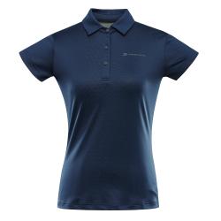 Alpine Pro COOWELA 2 dámské modré rychleschnoucí polo triko