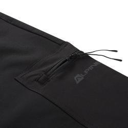 Alpine Pro CORB pánské černé softshellové kalhoty