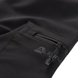Alpine Pro CORB pánske čierne softshellové nohavice