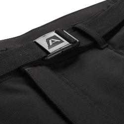 Alpine Pro CORB pánske čierne softshellové nohavice