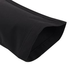 Alpine Pro CORBA dámské černé softshellové kalhoty POUZE 38-LN délka nohavic prodloužená o 5 cm (VÝPRODEJ)