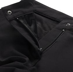 Alpine Pro CORBA dámské černé softshellové kalhoty POUZE 38-LN délka nohavic prodloužená o 5 cm (VÝPRODEJ)