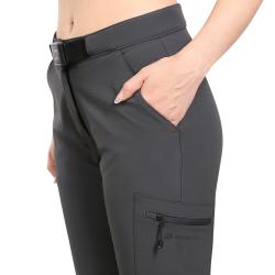 Alpine Pro CORBA dámské softshellové kalhoty NEUTRÁLNÍ / ZEMITÁ