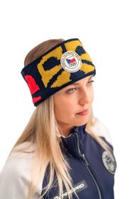 Alpine Pro CORRAGGE modrá sportovní čelenka z olympijské kolekce