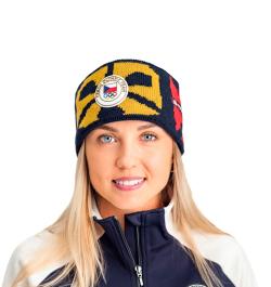 Alpine Pro CORRAGGE modrá sportovní čelenka z olympijské kolekce Alpine Pro CORRAGGE modrá sportovní čelenka z olympijské kolekce