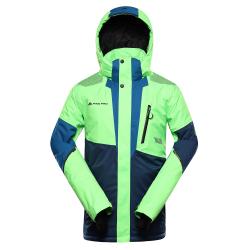 Alpine Pro DEAR sv.zelená pánská lyžařská bunda s membránou Alpine Pro DEAR sv.zelená pánská lyžařská bunda s membránou