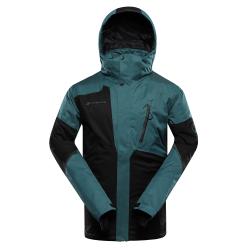 Alpine Pro DEAR tm.zelená pánska lyžiarska bunda s membránou