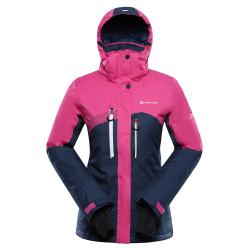 Alpine Pro DEARA 2 dámska lyžiarska bunda ružová