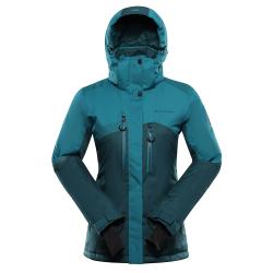 Alpine Pro DEARA 2 dámska zelená lyžiarska bunda