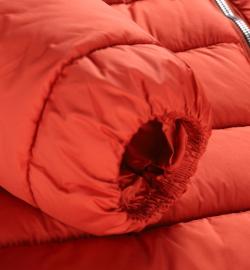 Alpine Pro DEFRA dámský zimní ultralehký kabát ORANŽOVÁ / ČERVENÁ