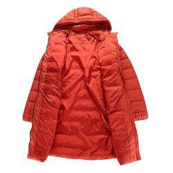 Alpine Pro DEFRA dámský zimní ultralehký kabát ORANŽOVÁ / ČERVENÁ