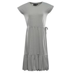 Alpine Pro DEREFA dámské šedé letní šaty