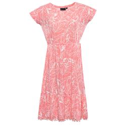 Alpine Pro DEREFA dámské červené letní šaty Alpine Pro DEREFA dámské červené letní šaty