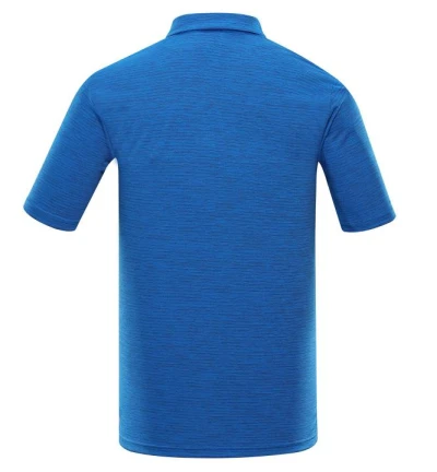 Alpine Pro DONN pánské modré rychleschnoucí polo tričko