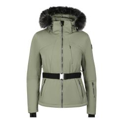Alpine Pro DOWELA 2 dámska zelená lyžiarska softshellová bunda