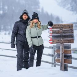 Alpine Pro DOWELA 2 dámská zelená lyžařská softshellová bunda