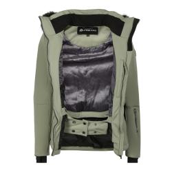 Alpine Pro DOWELA 2 dámská zelená lyžařská softshellová bunda