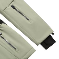 Alpine Pro DOWELA 2 dámská zelená lyžařská softshellová bunda