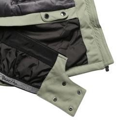 Alpine Pro DOWELA 2 dámská zelená lyžařská softshellová bunda