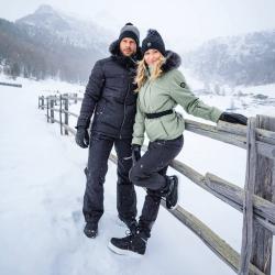 Alpine Pro DOWELA 2 dámská zelená lyžařská softshellová bunda