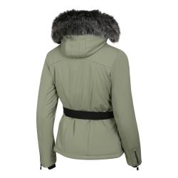 Alpine Pro DOWELA 2 dámská zelená lyžařská softshellová bunda