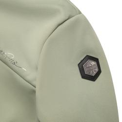 Alpine Pro DOWELA 2 dámská zelená lyžařská softshellová bunda