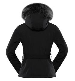 Alpine Pro DOWELA dámská černá lyžařská softshellová bunda POUZE XL (VÝPRODEJ)