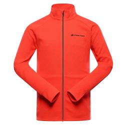 Alpine Pro DOZER 2 pánska hrejivá mikina ORANŽOVÁ / ČERVENÁ Alpine Pro DOZER 2 pánska hrejivá mikina ORANŽOVÁ / ČERVENÁ