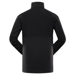 Alpine Pro DOZER pánska čierna rýchloschnúca mikina