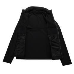 Alpine Pro DOZER pánska čierna rýchloschnúca mikina