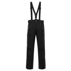 Alpine Pro EDES 2 pánske čierne lyžiarske nohavice