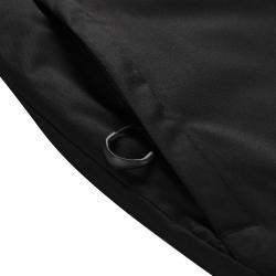 Alpine Pro EDES 2 pánske čierne lyžiarske nohavice