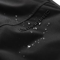 Alpine Pro EDES 2 pánske čierne lyžiarske nohavice