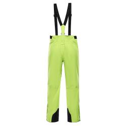 Alpine Pro EDES 2 pánské zelené lyžařské kalhoty