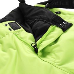 Alpine Pro EDES 2 pánské zelené lyžařské kalhoty