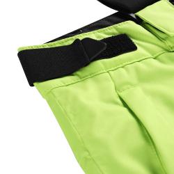 Alpine Pro EDES 2 pánské zelené lyžařské kalhoty
