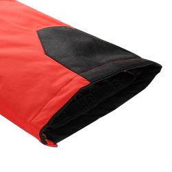 Alpine Pro EDES červené pánské lyžařské kalhoty s membránou