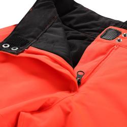 Alpine Pro EDESA 2 dámské lyžařské kalhoty ORANŽOVÁ / ČERVENÁ